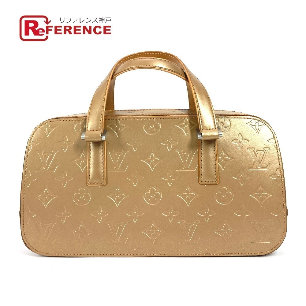 Louis Vuitton Monogram Matte Shelton Tote Bag Leather Ambre Beige